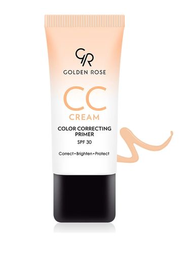 CC Крем Golden Rose CC Cream Color Correcting Primer SPF30, №-02-Orange