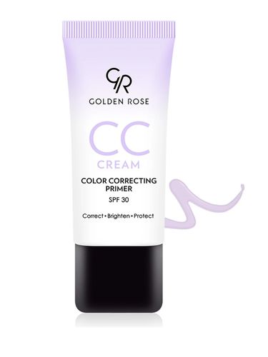 CC Крем Golden Rose CC Cream Color Correcting Primer SPF30, №-01-Violet