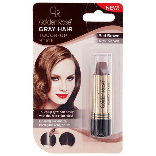 Ретуши седых волос Golden Rose Grey Hair Touch-Up Stick, №-04-Red Brown