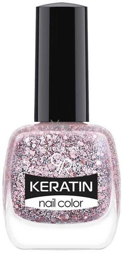 Лак для ногтей Golden Rose Keratin Nail Color Glittering Shades, №-410