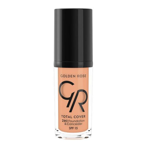 Тональный крем-консилер Golden Rose Total Cover 2ni1 Foundation&Concealer SPF15, №-09