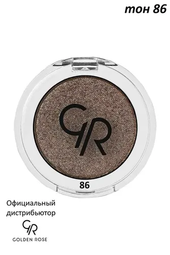 Тени для век Golden Rose Soft Color Shimmer Mono Eyeshadow, №-86