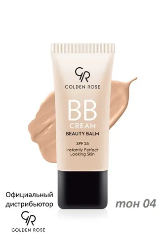 BB крем для лица Golden Rose BB Cream Beauty Balm SPF25, №-04