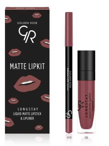 Губная помада Golden Rose Matte Lip Kit Rose Taupe