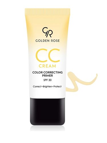 CC Крем Golden Rose CC Cream Color Correcting Primer SPF30, №-03-Yellow