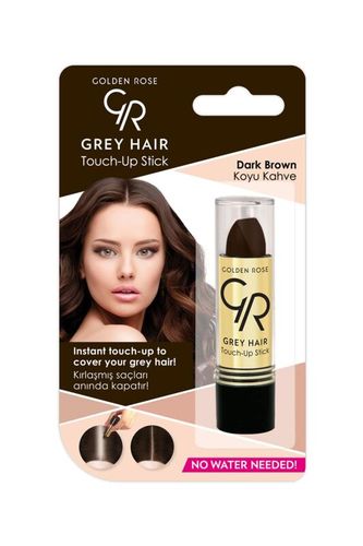 Ретуши седых волос Golden Rose Grey Hair Touch-Up Stick, №-02-Dark Brown