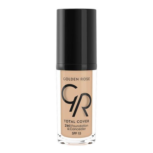 Тональный крем-консилер Golden Rose Total Cover 2ni1 Foundation&Concealer SPF15, №-05