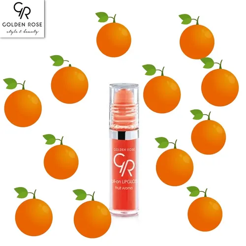 Блеск для губ Golden Rose Roll-On Lipgloss Fruit AromaЮ, №-05-Orange