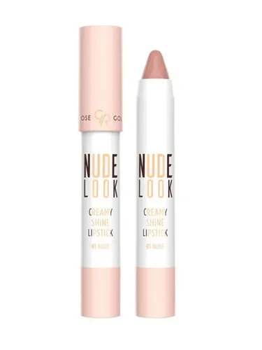 Губные помады Golden Rose Nude Look Creamy Shine Lipstick, №-01