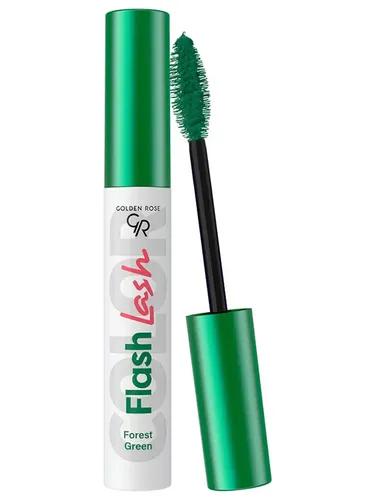 Тушь для ресниц Golden Rose Flash Lash Colored Mascara, №-02-Forest Green