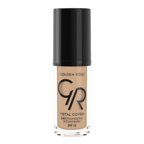 Тональный крем-консилер Golden Rose Total Cover 2ni1 Foundation&Concealer SPF15, №-06