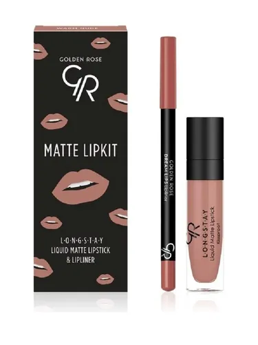 Губная помада  Golden Rose Matte Lip Kit Warm Nude