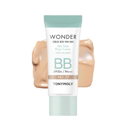 Тональный ББ крем Tony Moly Wonder Tea Tree Pore Cover SPF 50+ PA+++, №-23, 30 мл