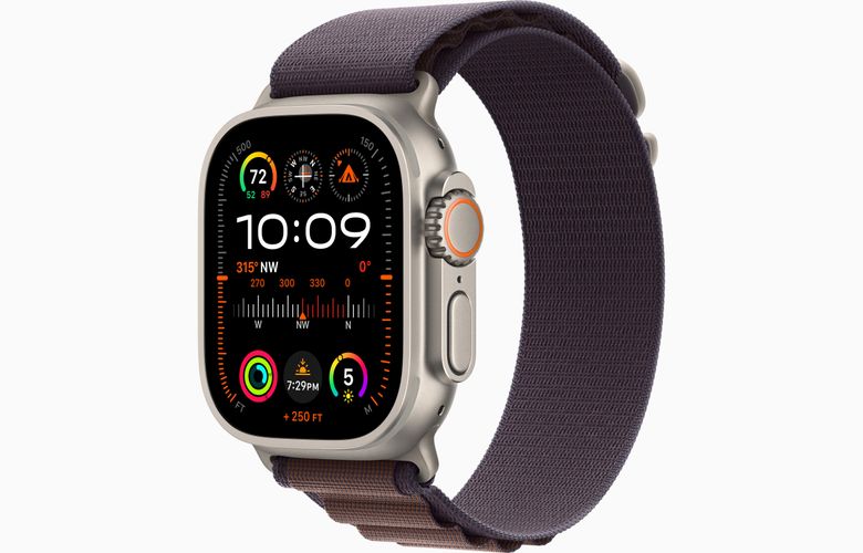 Часы Apple Watch Ultra 2, Titanium Indigo Alpine Loop, 49 mm, Titanium Indigo