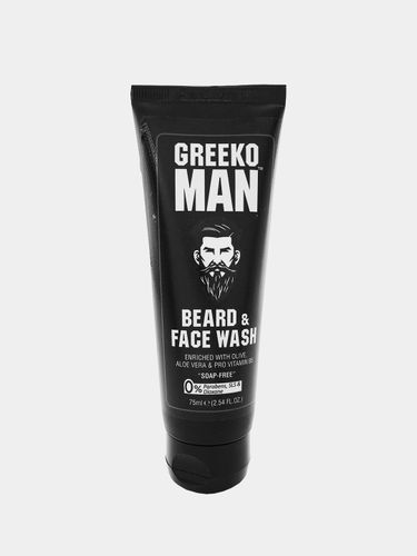 Пенка для бороды и лица Greeko Man Beard & Face Wash, 75 мл