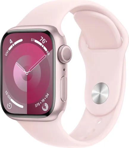 Часы Apple Watch Series 9 Aluminium Case с спортивным ремешком, 45 мм, Pink