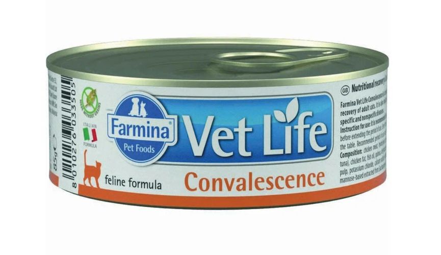 Влажный корм для взрослых кошек Farmina Vet Life Cat Convalescence, 85 гр