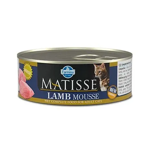 Консерва влажный корм для кошек Farmina Matisse Lamb Mousse с ягненком, 85 гр