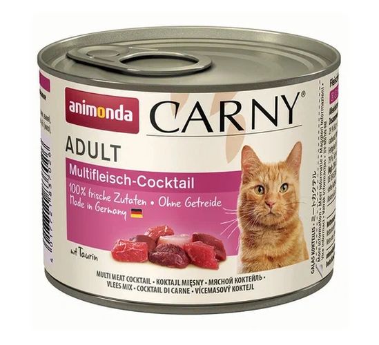 Влажный корм для кошек Animonda Carny Adult Multi Meat Cocktail Мясной коктейль, 200 гр