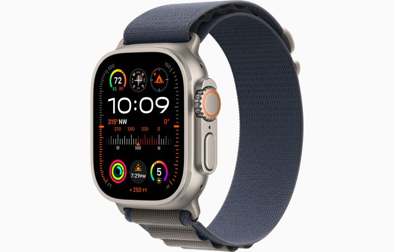 Часы Apple Watch Ultra 2, Titanium Blue Alpine Loop, 49 mm, Titanium Blue