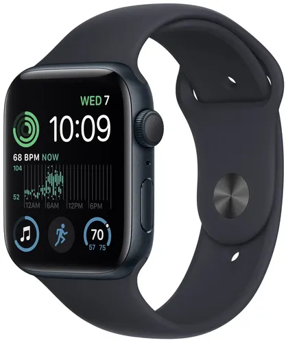 Часы Apple Watch SE 2 с спортивным ремешком, 40 мм, Midnight, 309800000 UZS