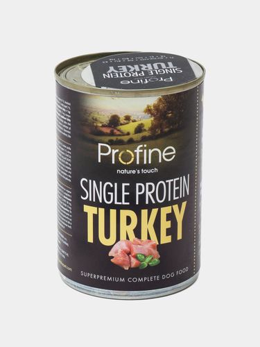 Влажный корм для взрослых собак Profine Single Protein Turkey с индейкой, 400 гр