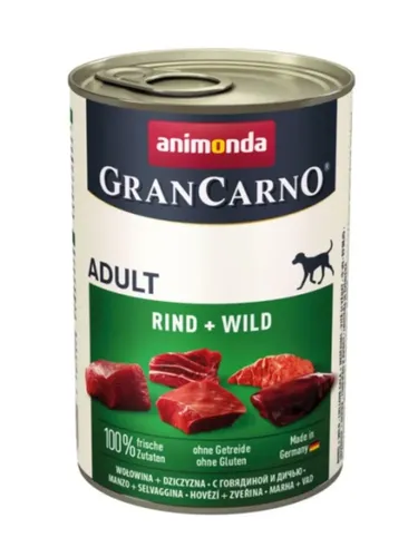 Влажный корм для собак Animonda GrandCarno Adult with Game с дичью, 400 гр