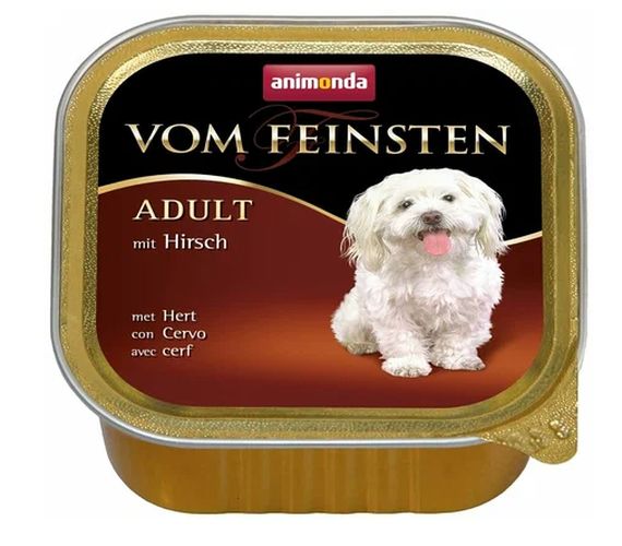 Влажный корм для собак Animonda Von Feinsten Dog Adult with Deer с оленем, 150 гр