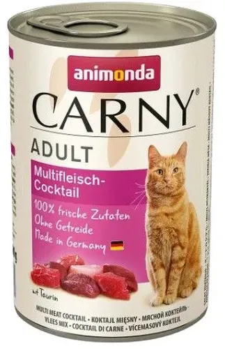 Влажный корм для кошек Animonda Carny Adult Мульти-мясной коктейль, 400 гр