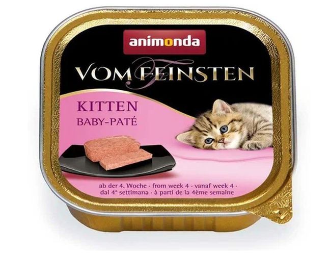 Влажный корм для котят Animonda Vom Feinsten Cat Kitten Baby Pate, 100 гр