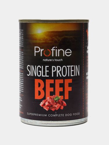 Влажный корм для взрослых собак Profine Single Protein Beef с говядиной, 400 гр