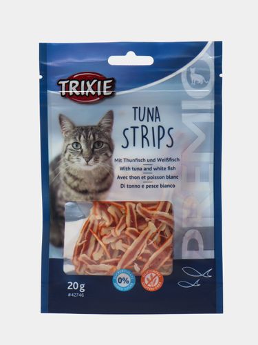 Лакомство для кошек Trixie Tuna Strips полоски тунца, 20 гр