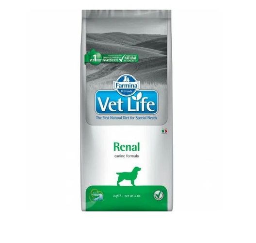 Сухой лечебный корм для собак Farmina Vet Life Dog Renal, 2 кг