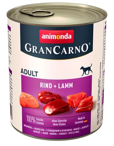 Консервированный корм для собак Animonda GrandCarno Adult with Game с дичью, 400 гр