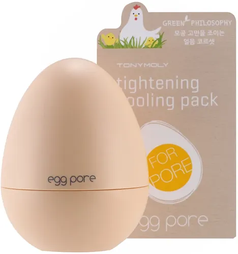 Охлаждающая маска для сужения пор Tony Moly Egg Pore Tightening Cooling Pack