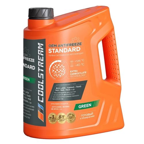 Антифриз Coolstream Standard 40 Green, 5 кг