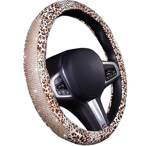 Чехол на руль Diamond Steering Wheel Cover, Леопардовый