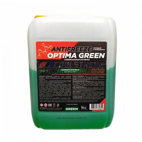 Антифриз Coolstream Optima Green, 10 кг