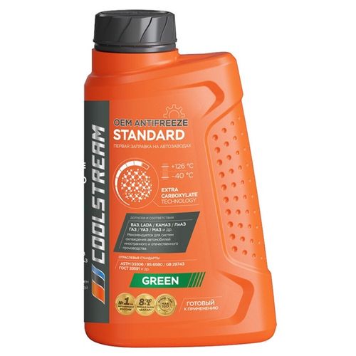 Антифриз Coolstream Standard 40 Green, 1 кг