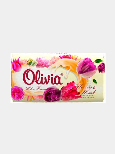 Твердое мыло Olivia Flowers-Musk, 150 гр