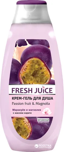 Крем-гель для душа Fresh Juice Passion Magnolia, 400 мл