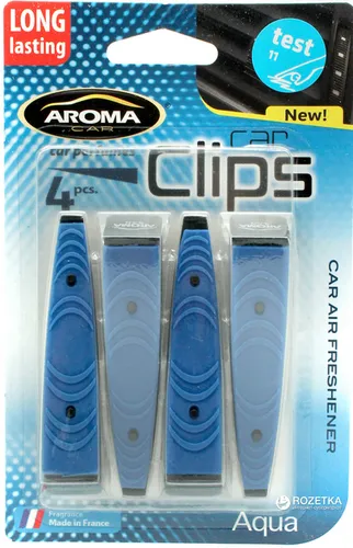 Ароматизатор для автомобиля Aroma Car Clips, 4 шт