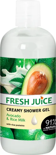 FRESH JUICE крем-гель для душа AVOCADO&RICE 500 мл