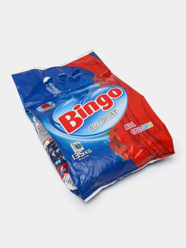 Стиральный порошок bingo all colors, 1.35 кг, в Узбекистане