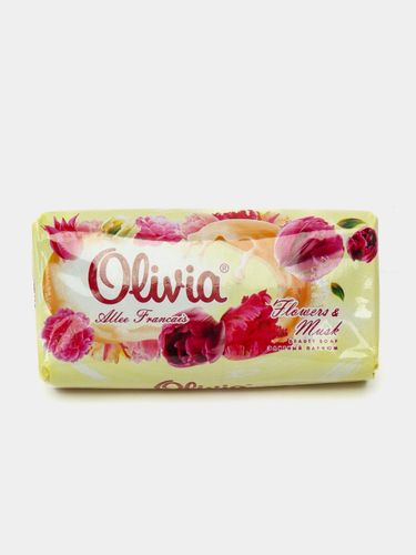 Твердое мыло Olivia Flowers-Musk, 150 гр, купить недорого