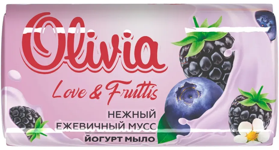 Твердое мыло Olivia Ежевичный мусс, 140 гр