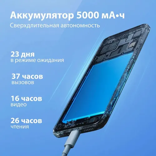 Смартфон Xiaomi Redmi 12 EU, Голубой, 8/256 GB, фото № 4