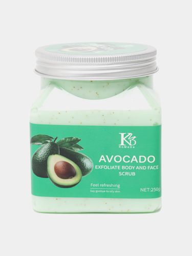 Скраб для лица и тела KoMaDa Avocado очищающий, 250 мл