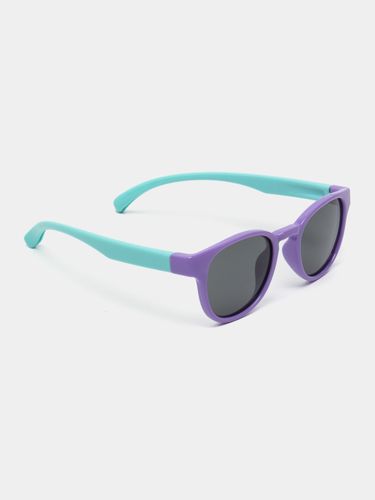 Детские гелиевые поляризационный солнцезащитные очки CocoGlasses FLY-8157GLD, Фиолетовый