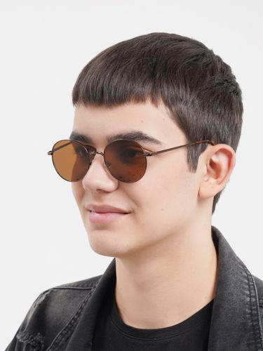 Круглые солнцезащитные очки унисекс CocoGlasses FLY-RB883NZ, Коричневый